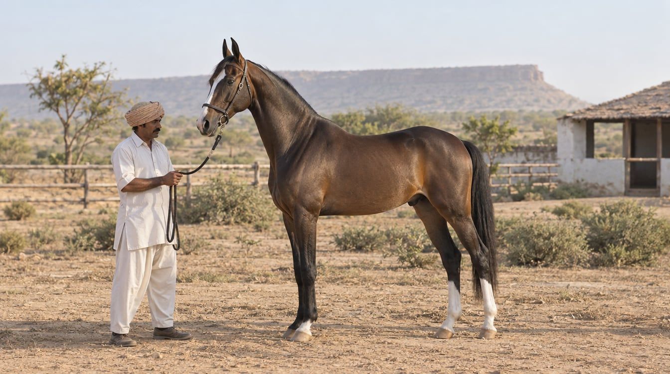 Kachchhi-Sindhi horses of India
