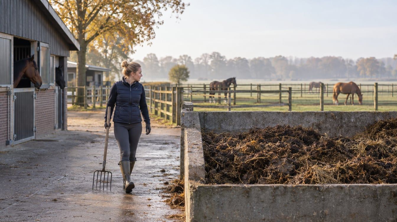 Mestopslag bij paarden: zo maakt u een plan voor de winter