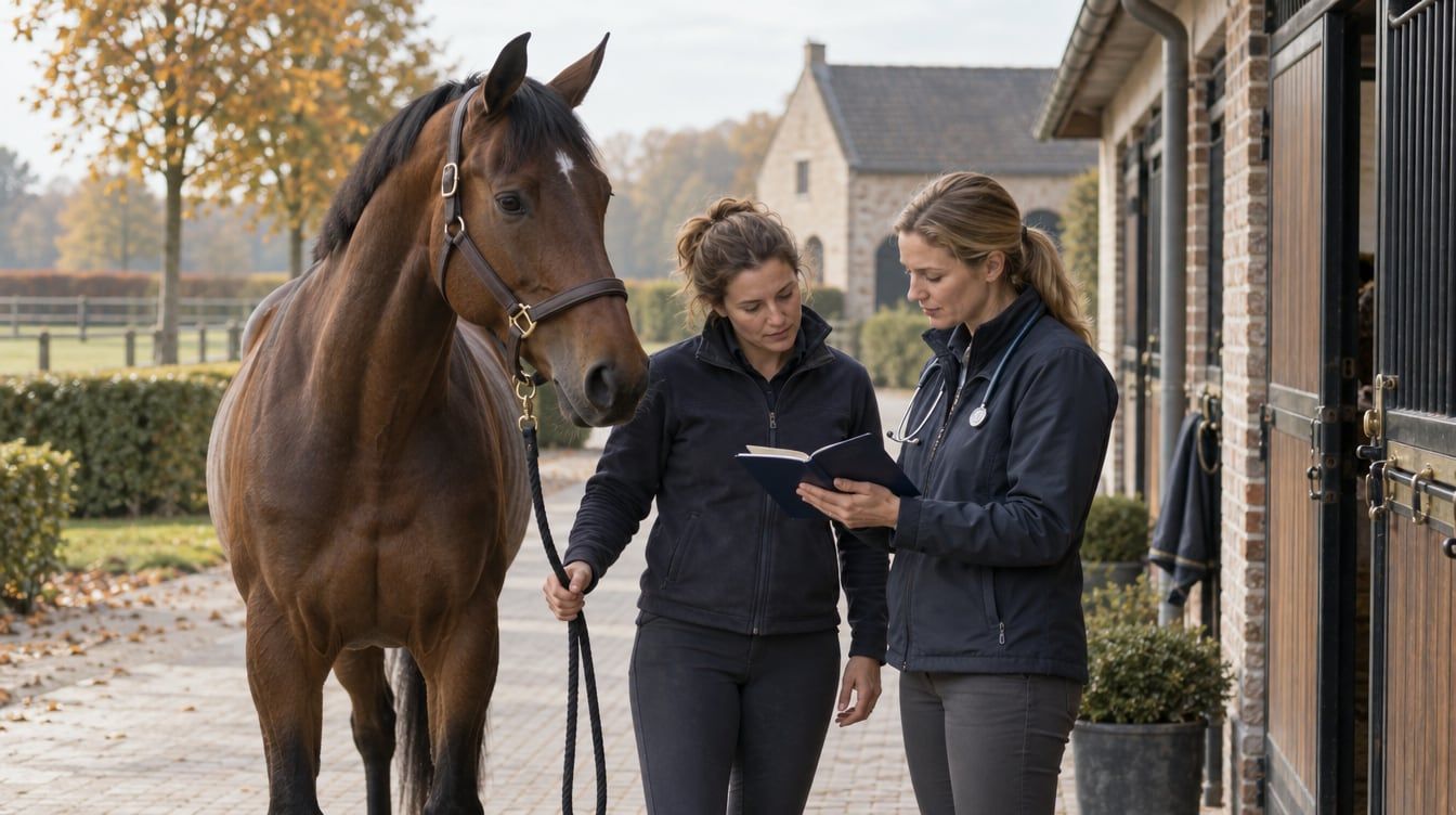 Een gezondheidsdossier voor een nieuw paard op stal: zo begint u
