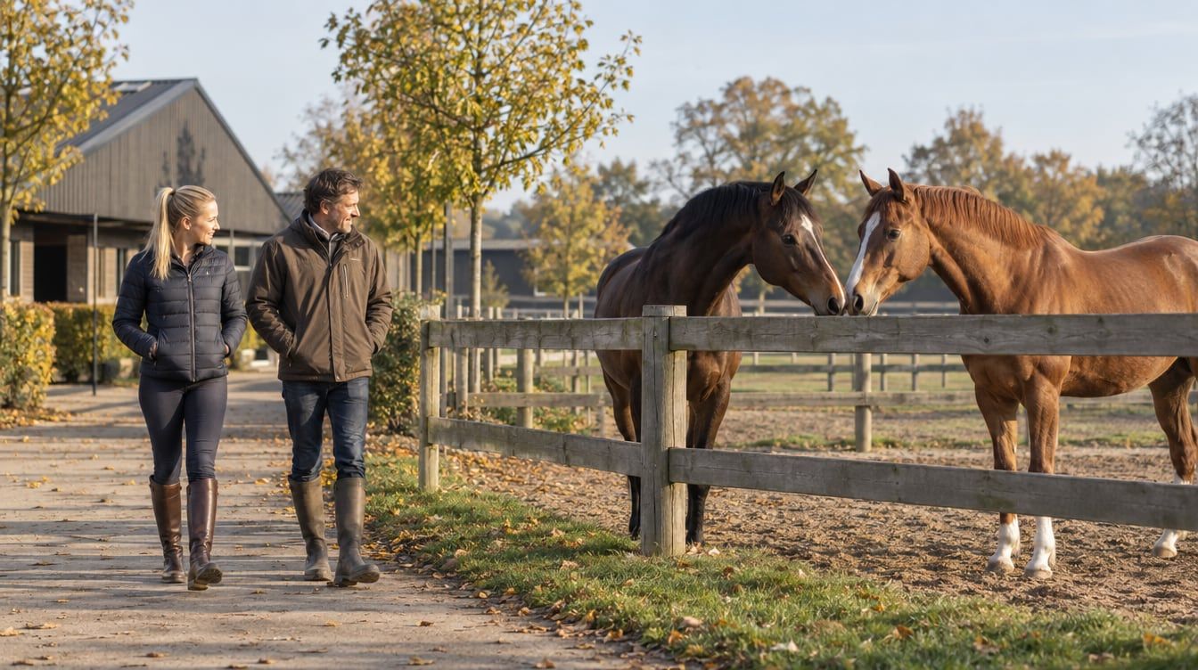 Pensionstal beoordelen op paardenwelzijn: zo doet u dat